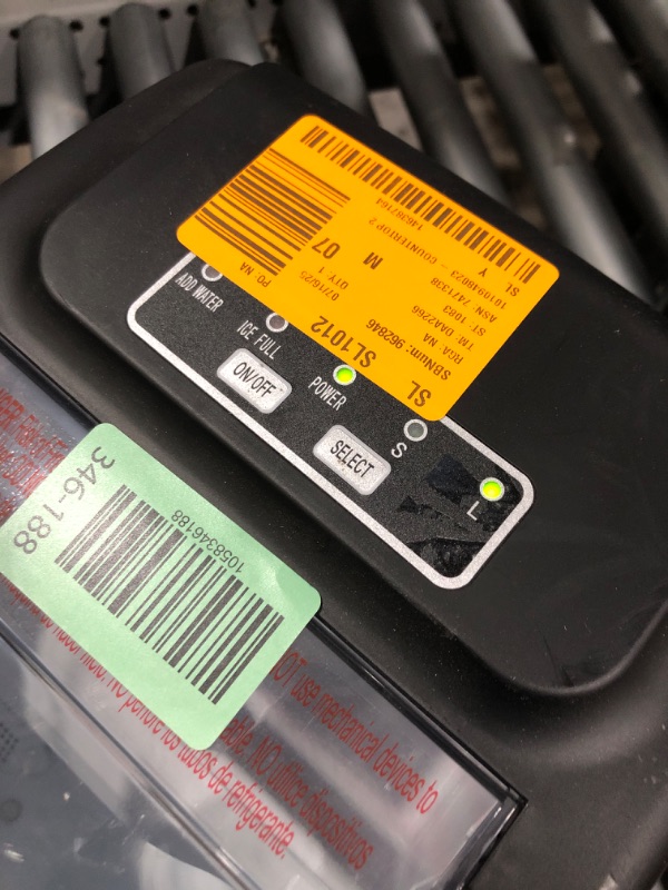 Photo 1 of Magic Chef 27-Lb. Portable Ice Maker in Silver, Tabletop Ice Maker for Kitchen, Apartment, Dorm, and Basement with Viewing Window, 2 Ice Cube Sizes, and Ice & Water Level Indicator Lights