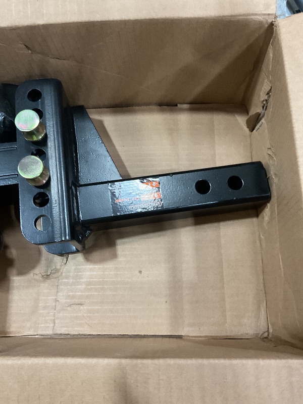 Photo 1 of (missing pins) Aquilaplain 2" Adjustable Trailer Hitch - 4" Rise/Drop Height, 2'' & 2-5/16'' Ball Hitches 25000 Lbs Heavy Duty Towing Ball Mount