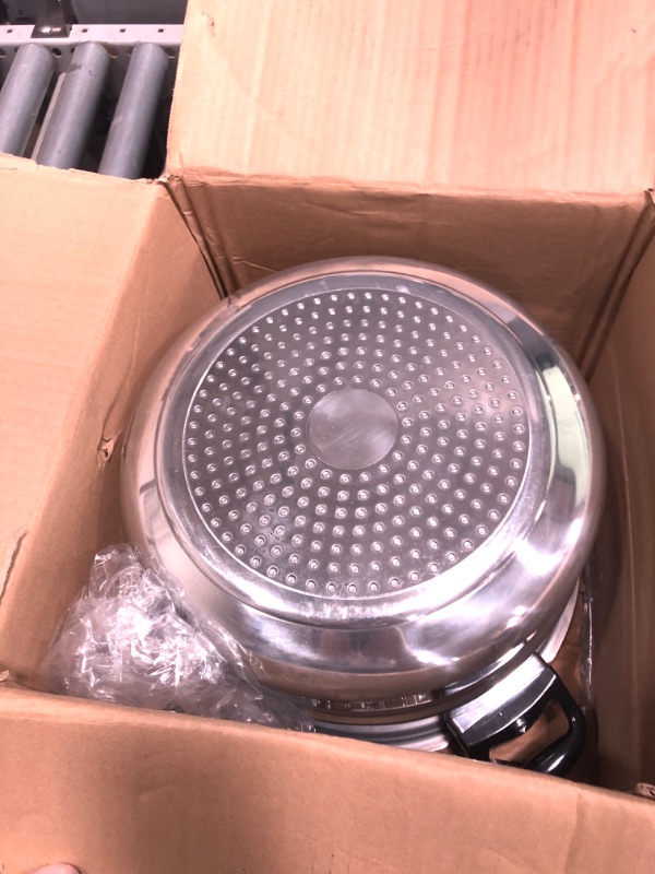 Photo 1 of **Parts Only** WantJoin 11Qt Aluminum Pressure Cooker w/Release Valve & Multiple Protective Devices,Pressure Canner Compatible with Gas & Induction Cooker,Canner Rack Included