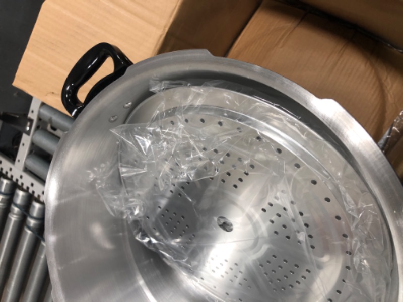Photo 1 of **Parts Only** WantJoin 11Qt Aluminum Pressure Cooker w/Release Valve & Multiple Protective Devices,Pressure Canner Compatible with Gas & Induction Cooker,Canner Rack Included