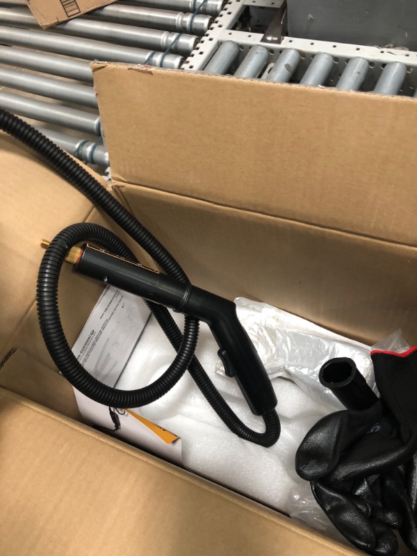 Photo 1 of ???? ???????? Handheld Steam Cleaner for Home, 248°F/3.5Bar High Pressure Hand held Steam Cleaner, Heats in 20s Portable Steamer for Cleaning Car Detailing Grout Tile Bathroom (Black)