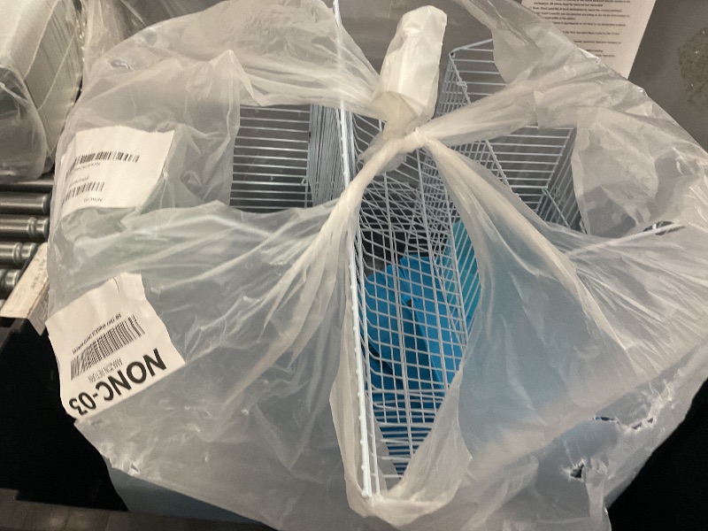 Photo 1 of (PARTIAL SET) (BAGGED) 5-Floors Large Twin Tower Syrian Hamster Rodent Gerbil Mouse Mice Rat Home Cage with Crossover Tube Tunnel Expansible and Customizable with Hide House Running Wheel Food Dish Water Bottle