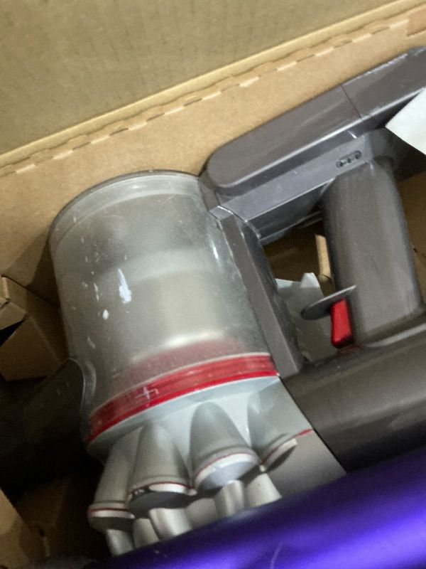Photo 1 of **untested** Dyson V8 Origin Cordless Vacuum, Nickel/Blue