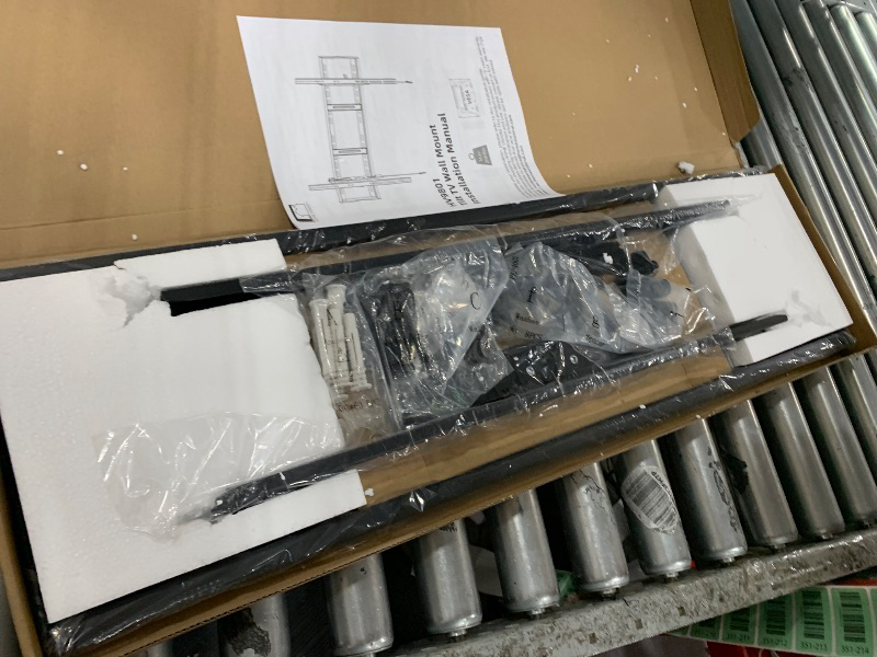 Photo 1 of (UNTESTED) HOME VISION Heavy Duty Tilt TV Wall Mount Bracket for 48-120 Inch Flat/Curved TVs, 200Lbs Capacity, Fits 16/18/24 Inch Studs, Max VESA 800x600mm for LED OLED LCD