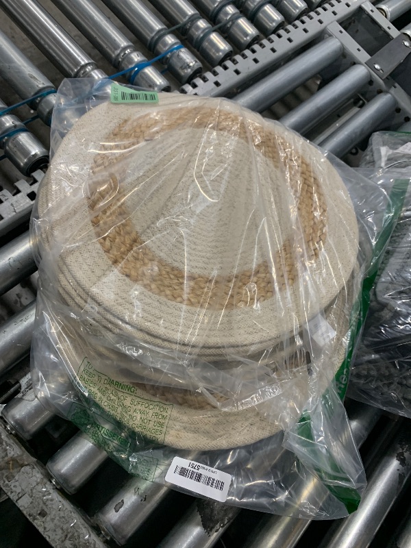 Photo 1 of 13 in Round Woven Placemats Plate Chargers Set of 8, Boho Farmhouse Rustic Place Mats for Dinner Plates, Rattan Wicker Braided Table Mats Chargers for Dining Table Decor