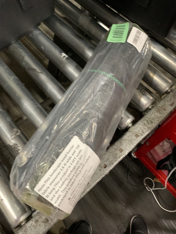 Photo 1 of 2.4oz-2.6FTx100FT Weed Barrier Landscape Fabric - Durable Weed Block Gardening Ground Cover Mat, Woven Geotextile Fabric for Underlayment, Commercial Driveway Stabilization, Weed Control Cloth1058352596