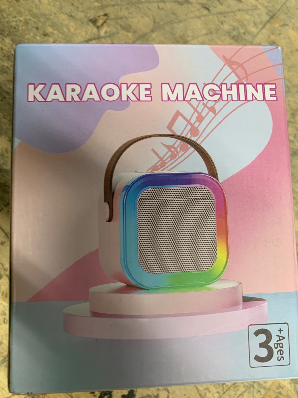 Photo 1 of ?2025 Newest? Mini Karaoke Machine for Kids Girls & Boys - Portable Bluetooth Speaker with 2 Wireless Microphones - Kids Birthday Gifts for Ages 4-10 - Kids' Instrument Accessories - Purple