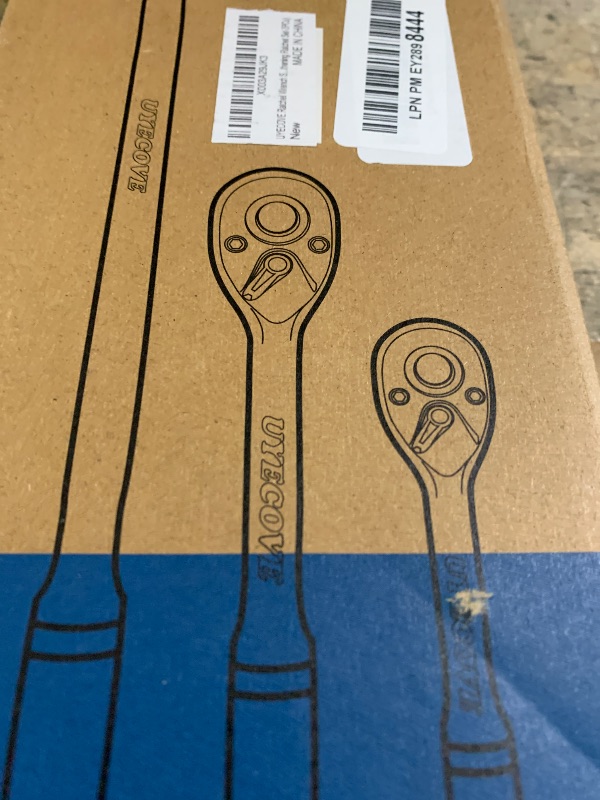 Photo 1 of **Only One** UYECOVE Long Ratchet Wrench Set, 1/4", 3/8", 1/2" Drive Long Handle Ratchet 3pcs Set, 72-Tooth Reversible Quick-Release, CR Steel and CR-MO Head, with EVA Storage Tray