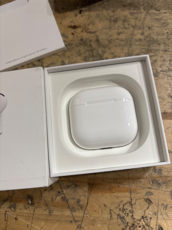 Photo 1 of *** account locked final sale*** Apple AirPods 4 Wireless Earbuds, Bluetooth Headphones, with Active Noise Cancellation, Adaptive Audio, Transparency Mode, Personalized Spatial Audio, USB-C Charging Case, Wireless Charging, H2 Chip