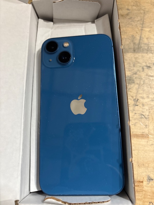 Photo 1 of *** SEE NOTES *** Apple iPhone 13, 256GB, Blue - Unlocked (Renewed)