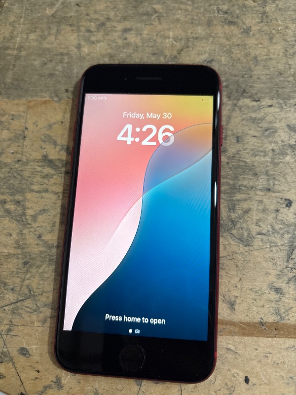 Photo 1 of ***IPHONE IS LOCKED ***OLD ACOUNT HOLDER STILL LOGED INTO ICLOUD ***FINAL SALE**Apple iPhone SE (2nd Generation), 64GB, Red - 
