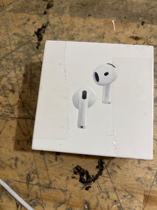 Photo 1 of ***ACCOUNT LOCKED***Apple AirPods 4 Wireless Earbuds, Bluetooth Headphones, with Active Noise Cancellation, Adaptive Audio, Transparency Mode, Personalized Spatial Audio, USB-C Charging Case, Wireless Charging, H2 Chip