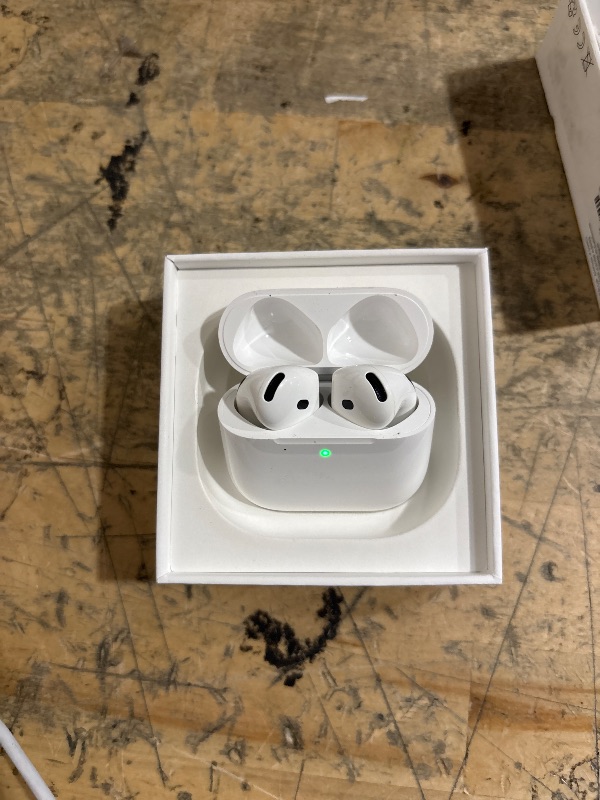 Photo 1 of ***ACCOUNT LOCKED ***Apple AirPods 4 Wireless Earbuds, Bluetooth Headphones, with Active Noise Cancellation, Adaptive Audio, Transparency Mode, Personalized Spatial Audio, USB-C Charging Case, Wireless Charging, H2 Chip