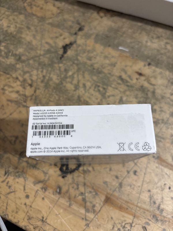 Photo 1 of ***ACCOUNT LOCKED ***Apple AirPods 4 Wireless Earbuds, Bluetooth Headphones, with Active Noise Cancellation, Adaptive Audio, Transparency Mode, Personalized Spatial Audio, USB-C Charging Case, Wireless Charging, H2 Chip