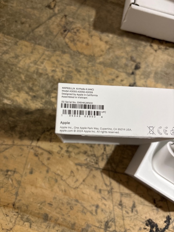 Photo 1 of *****ACCOUNT LOCKED***Apple AirPods 4 Wireless Earbuds, Bluetooth Headphones, with Active Noise Cancellation, Adaptive Audio, Transparency Mode, Personalized Spatial Audio, USB-C Charging Case, Wireless Charging, H2 Chip