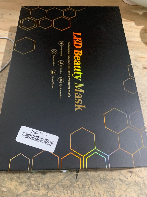 Photo 1 of Yahi Red Light Therapy for Face, Led Face Mask Light Therapy, 7 Colors LED Face & Neck Mask Light Therapy At Home, Black