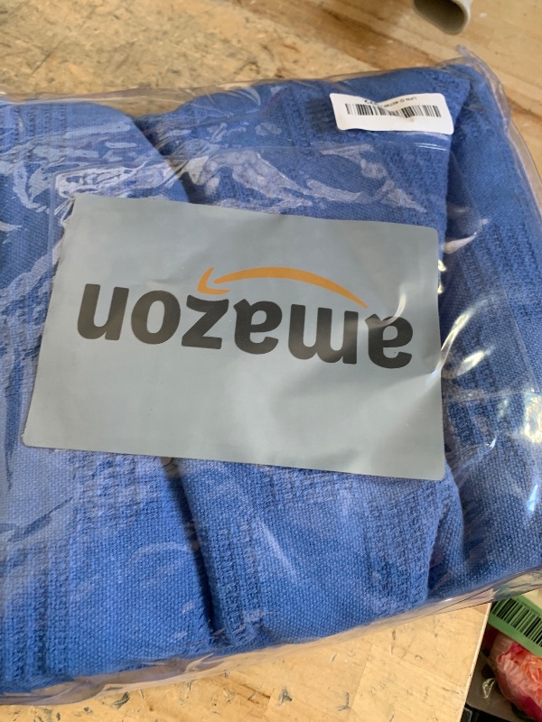 Photo 1 of 100% Cotton Blanket Twin Size 66x90 - Lightweight Breathable Waffle Weave Thermal Throw for Bed, Sofa & Couch - Soft Cozy, Durable Summer Bedding, All Season Comfort for Home, Travel & Camping SkyBlue