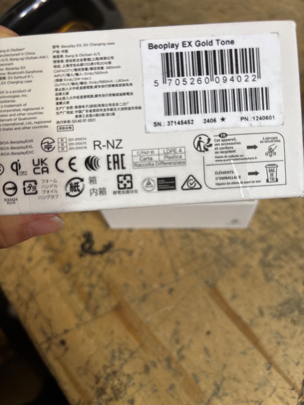 Photo 1 of ***(PARTS ONLY/ NON FUNCTIONAL)***Bang & Olufsen Beoplay EX - Wireless Bluetooth Earphones with Microphone and Active Noise Cancelling, Waterproof, 20 Hours of Playtime