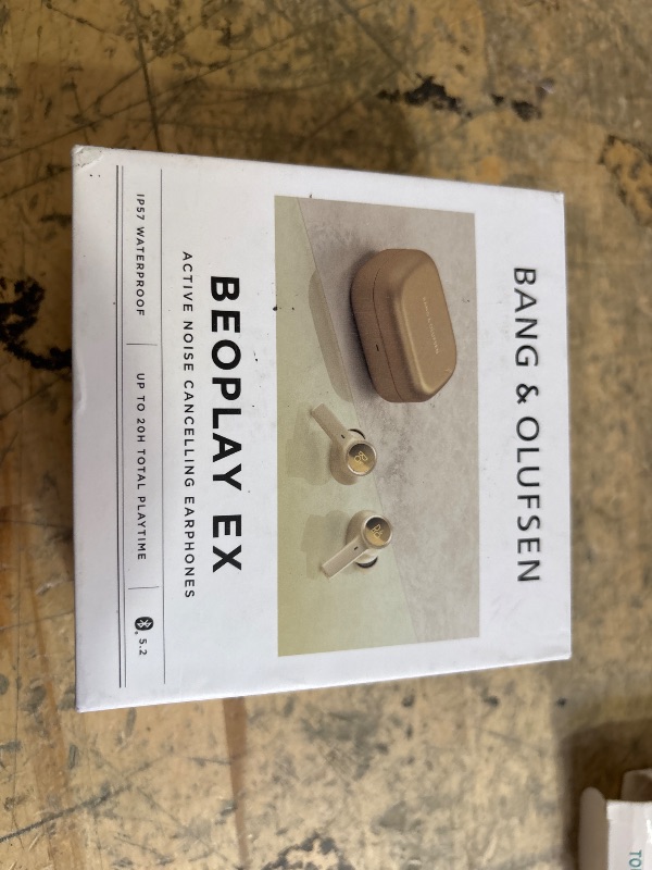 Photo 1 of ***(PARTS ONLY/ NON FUNCTIONAL)***Bang & Olufsen Beoplay EX - Wireless Bluetooth Earphones with Microphone and Active Noise Cancelling, Waterproof, 20 Hours of Playtime