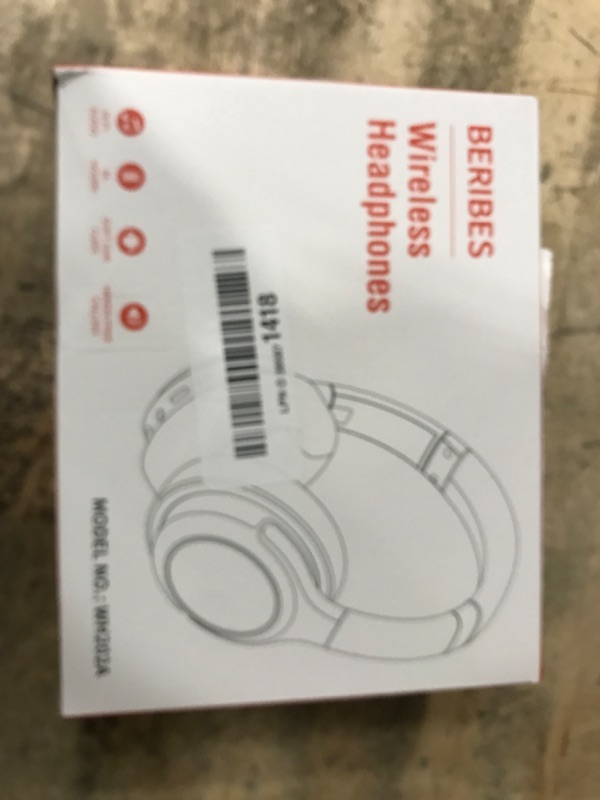 Photo 1 of ** SEE CLERK NOTES/PACKAGING INCORRECT/ITEM INSIDE IS CORRECT** Glynzak Wireless Bluetooth Headphones Over Ear 65H Playtime Hifi Stereo Headset With Microphone And 6Eq Modes Foldable