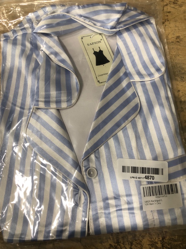 Photo 1 of **PARTIAL SET/ BOTTOMS MISSING** SAPJON Satin Silk Pajamas for Women 2Pcs Ruffle Notch Collar Sleepwear Button Down Short Sleeve Shorts Pjs Set Loungewear