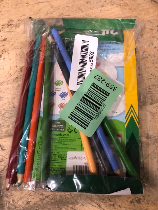 Photo 1 of **PARTIAL SET/ 15-25% LEFT** CRAYOLA Colouring Pencils - Assorted Colours | A Must-Have for All Kids Arts & Crafts Sets | Ideal for Kids Aged 3+