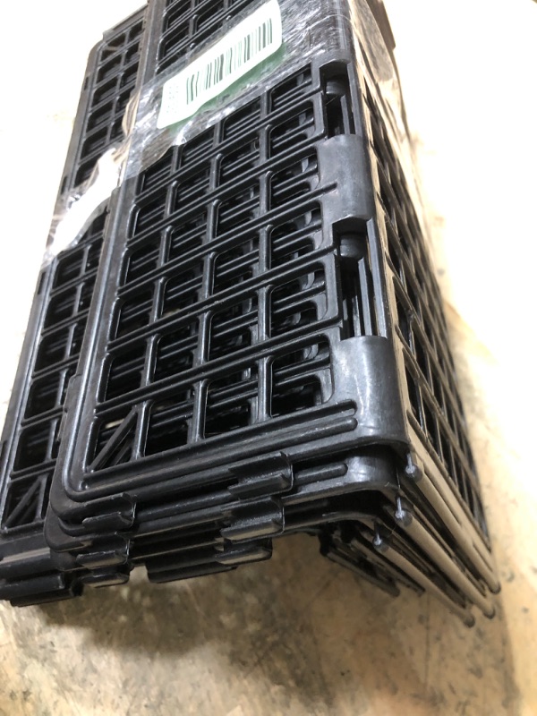 Photo 1 of 12 Pack (6.7" H,14.5" L) Under Couch Blocker and Under Bed Blocker for Pets Couch Guards,Plastic Under Couch Toy Blocker Detachable Assembly Couch Blocker for Stopping Cat or Other Things (Black)