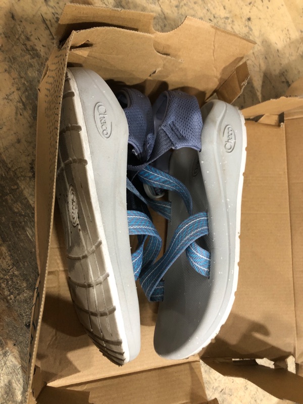 Photo 1 of ***(HEAVILY USED/ MINOR DAMAGE)***Chaco Women's CUSHZ Sandal, Frond Pacific, 6