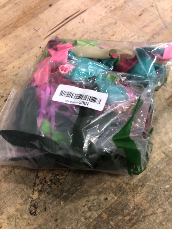 Photo 1 of 142Pcs Tropical Flamingo Balloons Garland Arch Kit, 40" Flamingo Balloons Hot Pink Green Confetti Balloons Palm Leaves for Hawaii Luau Aloha Flamingo Birthday Party Baby Shower Wedding Decorations