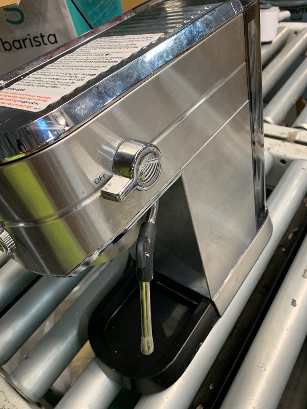 Photo 1 of (used)(see images) CASABREWS CM5418 Espresso Machine 20 Bar, Compact Espresso Maker with Steam Milk Frother, Stainless Steel Coffee Machine with 34oz