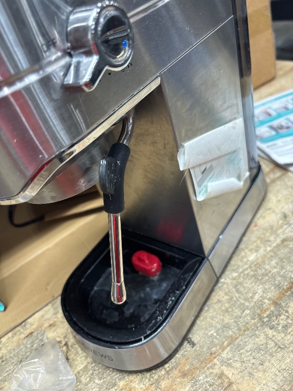 Photo 1 of (used)(see images) CASABREWS CM5418 Espresso Machine 20 Bar, Compact Espresso Maker with Steam Milk Frother, Stainless Steel Coffee Machine with 34oz