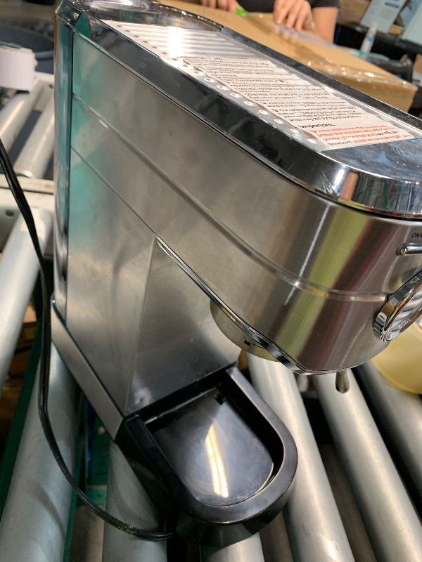 Photo 1 of (used)(see images) CASABREWS CM5418 Espresso Machine 20 Bar, Compact Espresso Maker with Steam Milk Frother, Stainless Steel Coffee Machine with 34oz