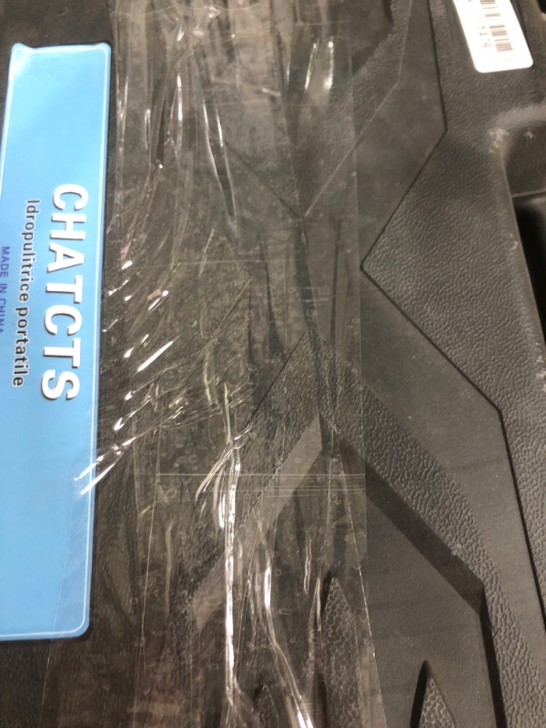 Photo 1 of **PARTIAL SET/MISSING PIECES** Portable Cordless Pressure Washer, 980PSI Cordless Car Pressure Washer with 2 Batteries, 6 in 1 Nozzle, 5 Meter Hose, for Watering, Cleaning, Car Washing, Floor Washing