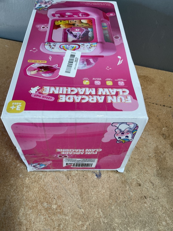 Photo 1 of ********PARTS ONLY*********Claw Machine for Kids, Mini Vending Machine Girls Unicorn Toys, Candy Grabber Prize Dispenser with Sound & 20 Mini Plush Toys, Electronic Arcade Game Indoor Toy for Home Party Birthday Gifts