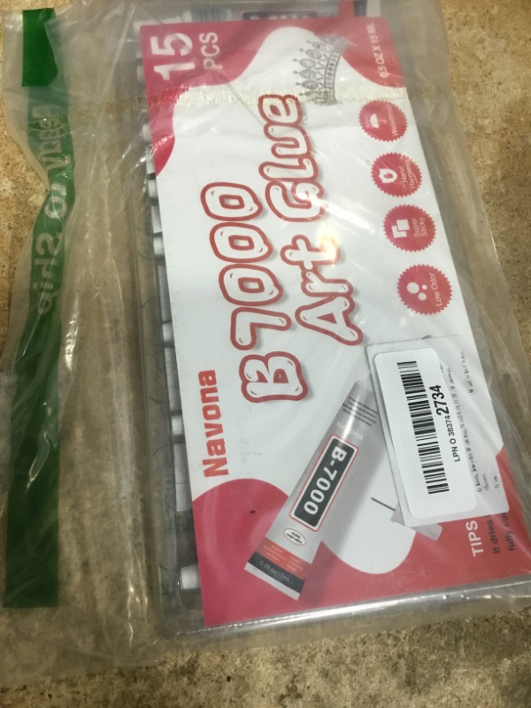 Photo 1 of 15 PCS 15ml B7000 Glue Clear with Precision Tip, Rhinestone Glue for Nail, Craft Glues, Jewelry Glues, Jewelry Making, Nail Art, DIY, Makeup, Shoes