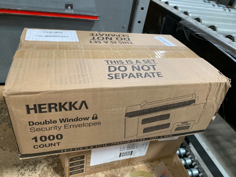 Photo 1 of #8 Double Window Security Check Envelopes, No.8 Double Window Bussiness Envelopes Designed for QuickBooks Checks - Computer Printed Checks - 3 5/8 X 8 11/16 (NOT for INVOICES) - 24 LB - 1000 PACK