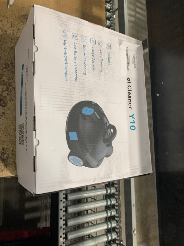 Photo 1 of **FOR PARTS ONLY/NON-FUNCTIONAL** OUCAXIA Y10 Cordless Robotic Pool Cleaner Automatic Vacuum - 90 Mins Runtime, Powerful Suction, Self-Parking, Lightweight for Above/Inground Pools Up to 65ft/1100 Sq.Ft