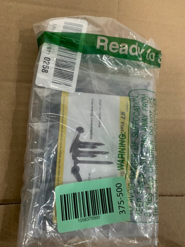 Photo 1 of 100 Pcs #7 X 1-1/2'' Drywall Screws,Black Wood Screw,Flat Head Phillips Screws Self Tapping Screws Used in Furniture,Woodworking Repairs and DIY Projects?M4 X 40mm?