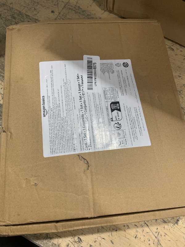 Photo 1 of Amazon Basics Lightweight Super Soft Wrinkle Free Breathable Easy Care Microfiber 3 Piece Bed Sheet Set with 14-Inch Deep Pockets, Twin XL, Cream, Solid