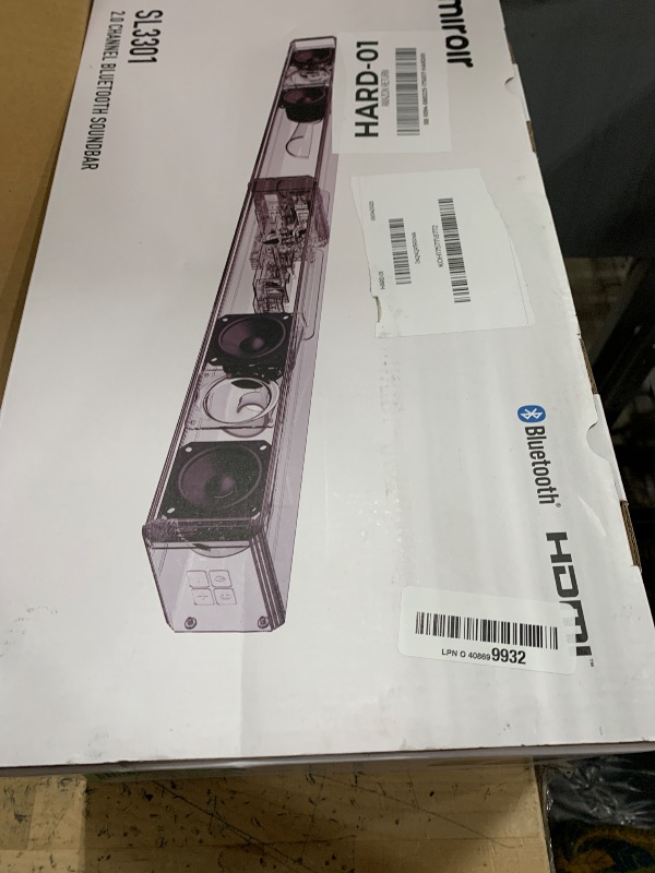 Photo 1 of 2.2ch 100W Sound Bar for Smart TV, 2-in-1 Detachable Bluetooth 5.3 Speaker with 3 EQ Modes & Adjustable Bass - Home Theater Audio for Movies, Gaming, Music