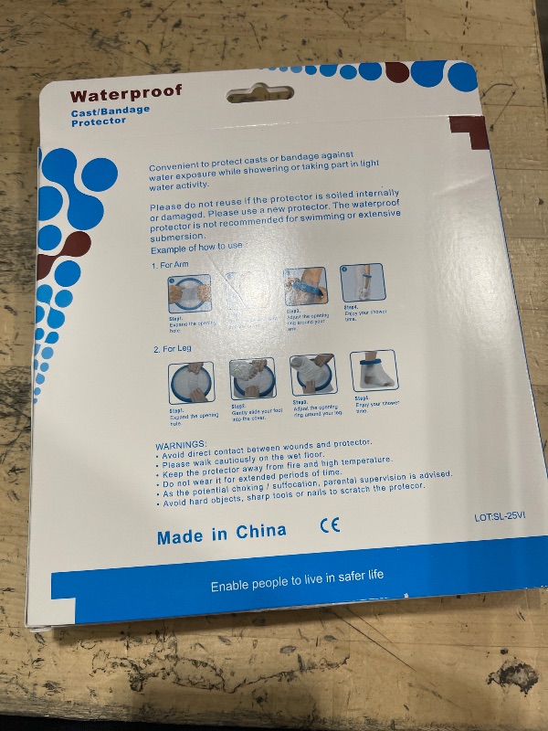 Photo 1 of 100% Waterproof Foot Cast Cover Wound Protector for Shower Bath, Watertight Cast Bag Covers for Broken Surgery Foot, Wound and Burns - Reusable [2025 Upgrade]