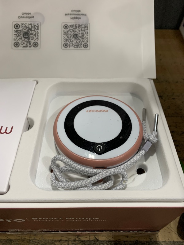 Photo 1 of (partial set) Momcozy Breast Pump V1 Pro Hospital-Grade, Hands-Free & Portable Wearable Pump, Upgraded Electric Pump with 3 Fine-Tuned Rhythms|15 Levels, Come with Leak-Proof DoubleFit Flange, Cozy Red.