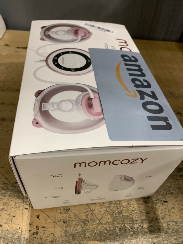 Photo 1 of (partial set) Momcozy Breast Pump V1 Pro Hospital-Grade, Hands-Free & Portable Wearable Pump, Upgraded Electric Pump with 3 Fine-Tuned Rhythms|15 Levels, Come with Leak-Proof DoubleFit Flange, Cozy Red.