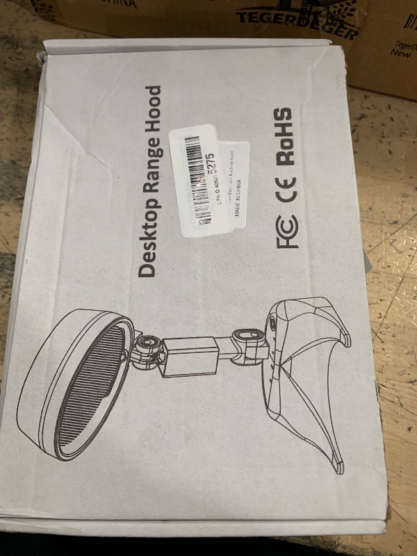 Photo 1 of ***(PARTS ONLY/ NON FUNCTIONAL)***Portable Range Hood for Cooking,Portable Range Hood Exhaust Fan,Portable Exhaust Fan Filtering Fumes with Low Noise for Kitchen,Indoor BBQ,RV Kitchen and Maintenance Workbench (Grey)