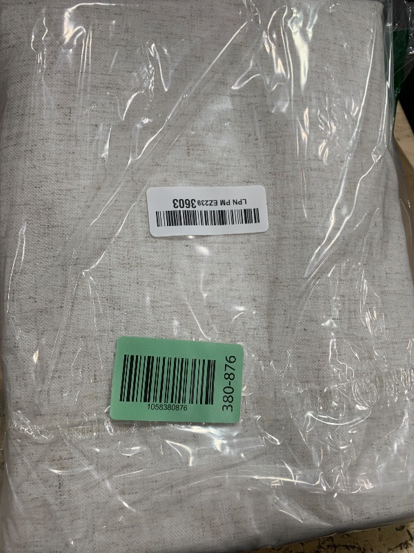 Photo 1 of **USED*** Awellife Farmhouse Vintage Shower Curtain Black Pattern Floral Linen Rustic Tattoo Shower Curtains for Bathroom, Tan Taupe, 72 Wx72 L