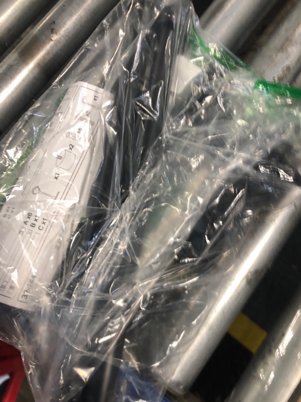 Photo 1 of 1 Inch Curtain Rods for Windows, 16 to 28 Inch Black Rustic Curtain Rod Set, Modern Design Drapery Tubes with Brackets Room Divider, For Indoor and Outdoor