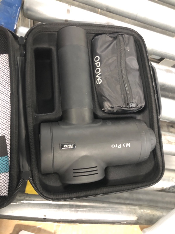 Photo 1 of ***MISSING CHARGER*****opove M3 Pro 2 Massage Gun Deep Tissue Percussion Muscle Massager for Workout, Handheld Percussive Therapy Fascia Gun for Athletes Fast Recovery 4-8 Hours Long Battery Life, Powerful, Quiet, Black
