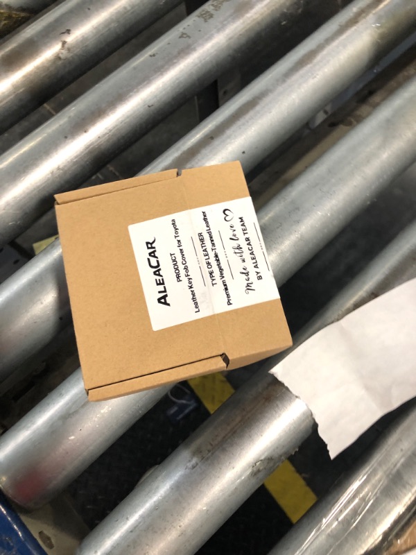 Photo 1 of (SPARE PARTS) ALEACAR Premium Leather Key Fob Cover with Keychain, Accessories for Toyota, Protector and Fits Camry 2025, Tundra 2022-2025, Tacoma, Sequoia, Sienna, 2024 RAV4, Highlander, Corolla Cross (Brown)