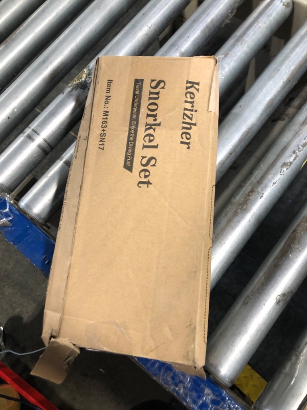 Photo 1 of ***NO GOGGLES***Snorkel Set Adults, Anti-Fog Panoramic Scuba Snorkelling Packages with Dry-Top Snorkel & Swimming Goggles for Diving, Swimming & Snorkeling (Black)