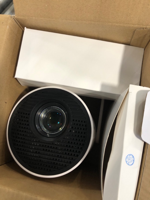 Photo 1 of ?Electric Focus?Mini Projector with WiFi 6 and Bluetooth 5.4, Smart Portable Projector 4k Support, 5W Soundbase Speaker, Auto Keystone 180° Rotation, Home Outdoor Movie Proyector HY300Ultra